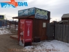 Signs of international corporate presence used in summer months only Khuzir