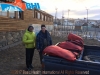Leaving home stay with help of Rene and friend ..they dropped Hobnails and Scellig down to the ice from the village of Khuzir