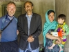 Amran Jan Dario, poet, musician, guide, with family and Bill Hanlon, Zood Khun village, Chipurson Valley, tributary of Hunza Valley, Pakistan